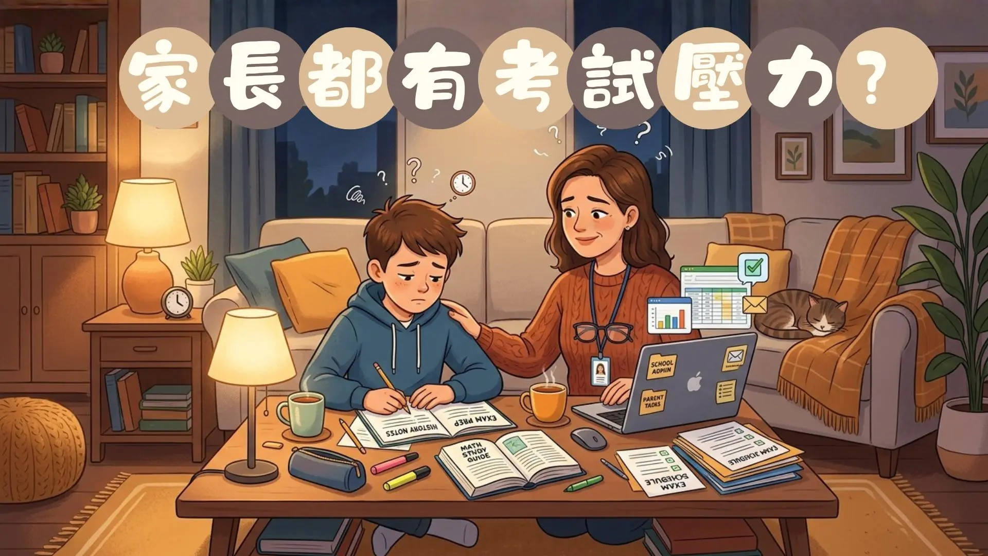 每到考試季節，家長也「備考」？ 精神科醫生教你紓解親子壓力📚: 