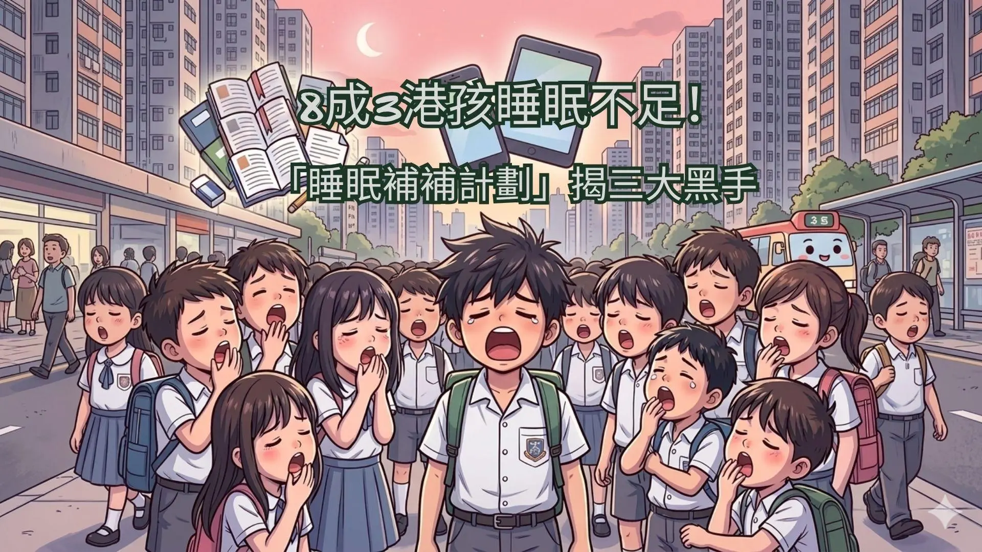 📊8成3港孩睡眠不足！《睡眠「補」寶》計劃揭三大黑手📊: 