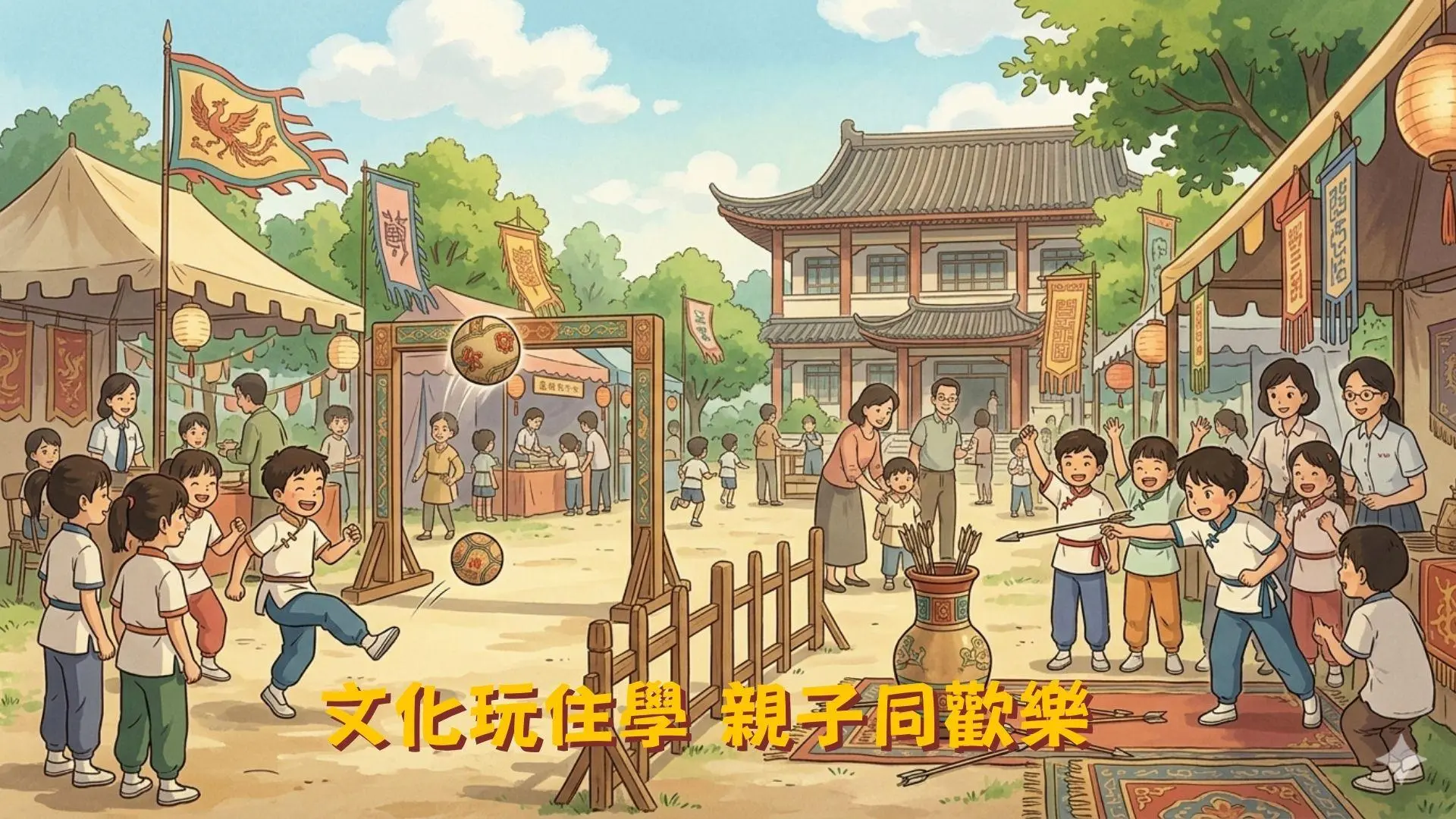 「文化玩住學．親子同歡樂」: 