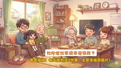 專家揭秘：每天做到這2件事，全家幸福感飆升！