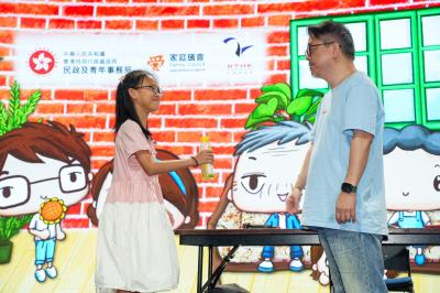 小朋友即場接受導師考驗