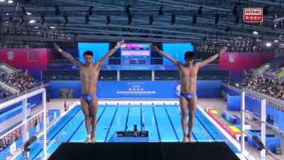 男子雙人10米台　陳艾森/朱子鋒助廣東隊成功衛冕