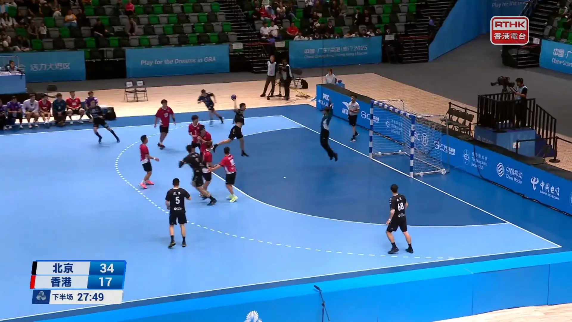 男子手球小組賽A　香港VS北京