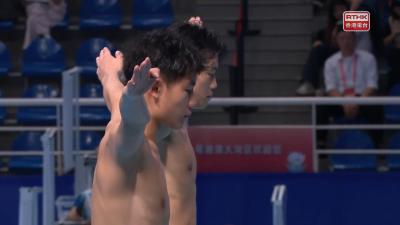 男子雙人三米跳板預賽　港隊阮氏兄弟出戰