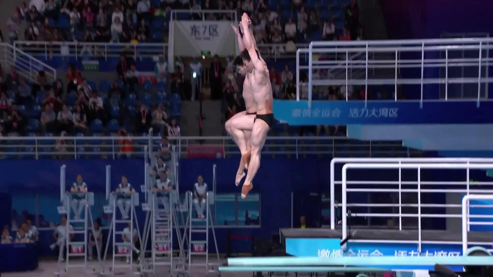 跳水男子雙人三米跳板決賽精華