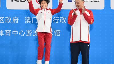 12歲新星劉紫涵女子十米跳台摘銅　未來可期