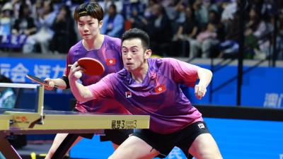 港隊乒乓混雙八強止步　黃鎮廷杜凱琹惜敗遼寧組合
