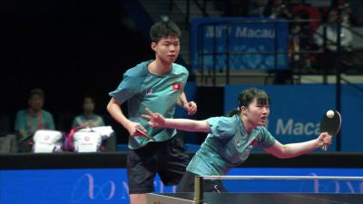 港隊U18混雙無緣獎牌　乒乓銅牌戰不敵北京組合