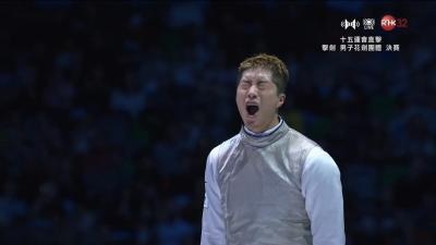 男子花劍團體決賽　張家朗許杰對決