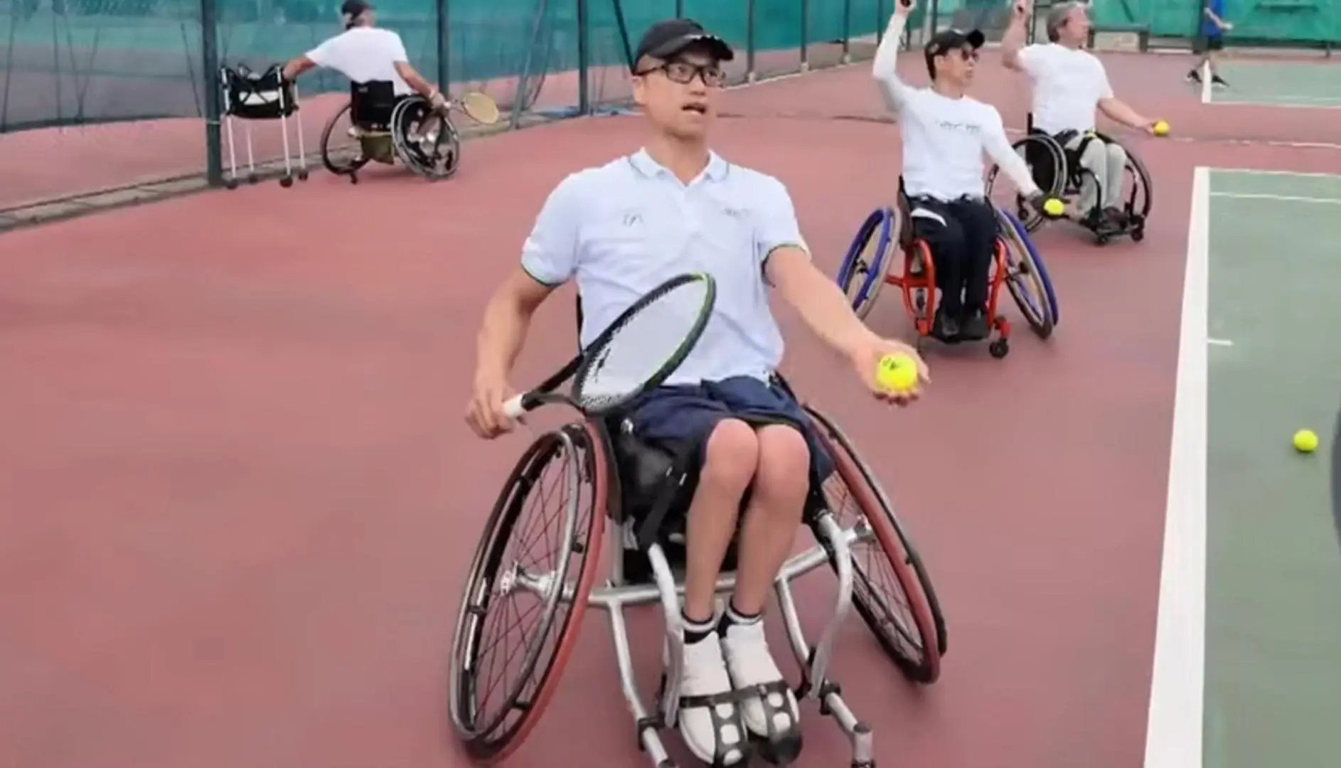 殘特奧會網球　港隊輪椅組男子團體第4　雙打第5、6名完成