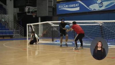 《無界超越殘特奧》盲人門球