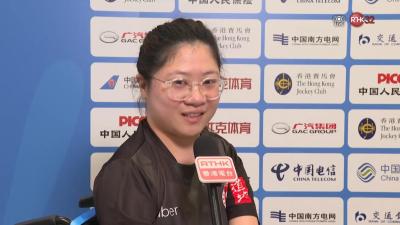 張沅獲銅牌後訪問